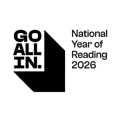 Go All In - National Year of Reading 2026 logo